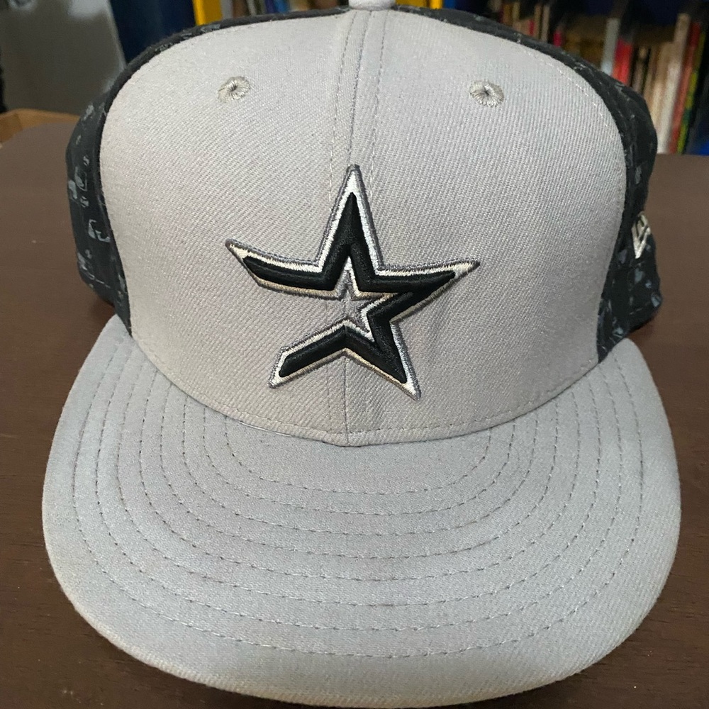 New Era Houston Astros Black and Gray 59FIFTY Cap